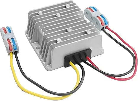 24V 36V 48V Step Down to 12V 20A Converter Buck Regulator Reducer Golf Cart Voltage Converter Waterproof Transformer with Fuse Oasis Select 24V TO 12V 20A