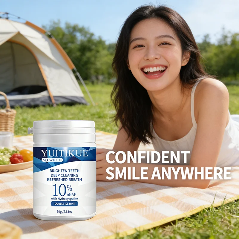 YUITIKUE 5D Oral Care Powder – 10% nHAP Teeth Whitening 80g