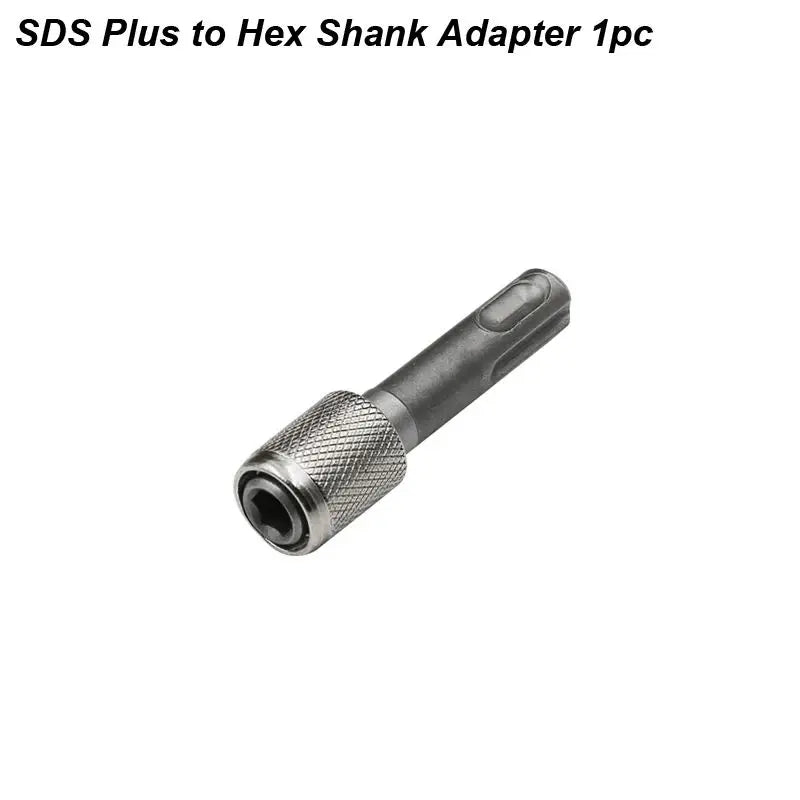 SDS Plus Convert To 1/4 Hex Shank Adapter Hexagonal Converter Electric Hammer Power Screwdriver Bit Holder Socket Impact Driver Oasis Select SDS Adapter Hex 1pc