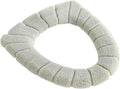 Washable Toilet Seat Cover – Stretchable Cushion Pad for Bathroom, Reusable Washable Soft Mat, Universal Fit Cold Weather Oasis Select Khaki