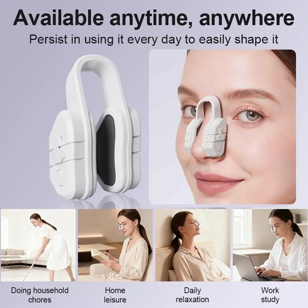 EMS Microcurrent Nose Lifter Massager – Silicone Sculpting Tool Nose Sculpting Massager Oasis Select