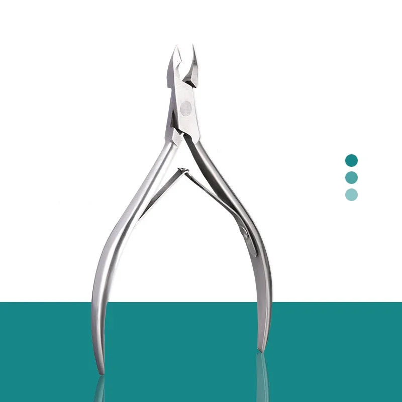 Cuticle Clippers Trimmer Dead Skin Remover Pedicure Stainless Steel Cutters Tool Cuticle Nippers Nail Manicure Scissors Oasis Select Silvery