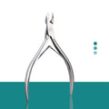 Stainless Steel Cuticle Clippers Trimmer Dead Skin Remover - Pedicure Tool Cuticle Nippers Nail Manicure Scissors for Personal Oasis Select Silvery