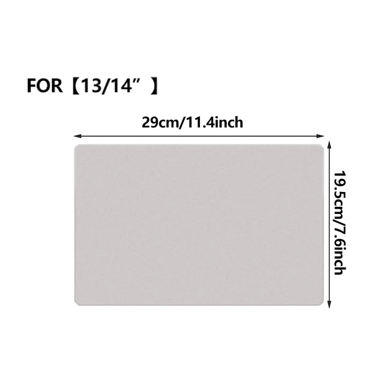 Dustproof Inner Protective Cloth for Mac Notebook Anti Scratch Keyboard Screen Liner Wiping Pad Laptop Care Accessory Gift Oasis Select For 13-14 inch