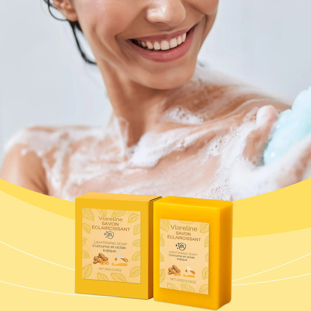 Kojic Acid Turmeric Soap Whitening Body Wash Remove Dark Spot Pimple Oasis Select