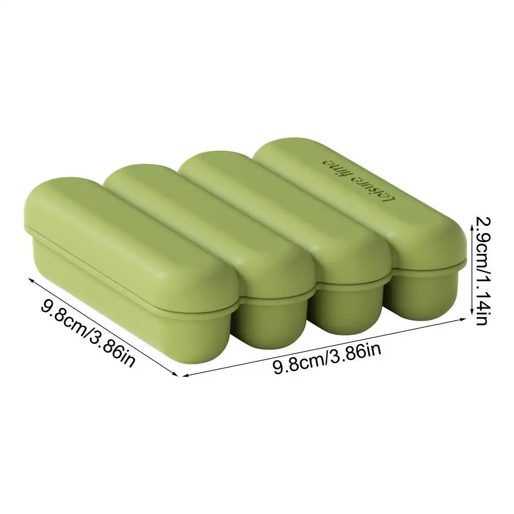 Ice Stick Tray Kitchen Gadget Silicone Ice Maker Mold for Whisky Cocktail Juice Water Bottle Home Pool Party Gatherings Family Oasis Select Green