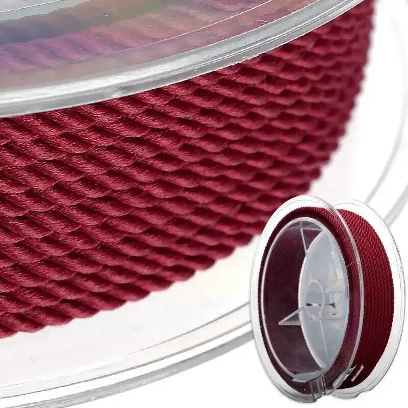 45m Silk Thread Milan Braided Cord DIY Jewelry Accessories Making