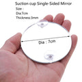 Aquarium Betta Mirror Fish Tank Floating Round Mirror for Fish Betta Flowerhorn Cichlid Training Oasis Select 7cm Sucker Mirror