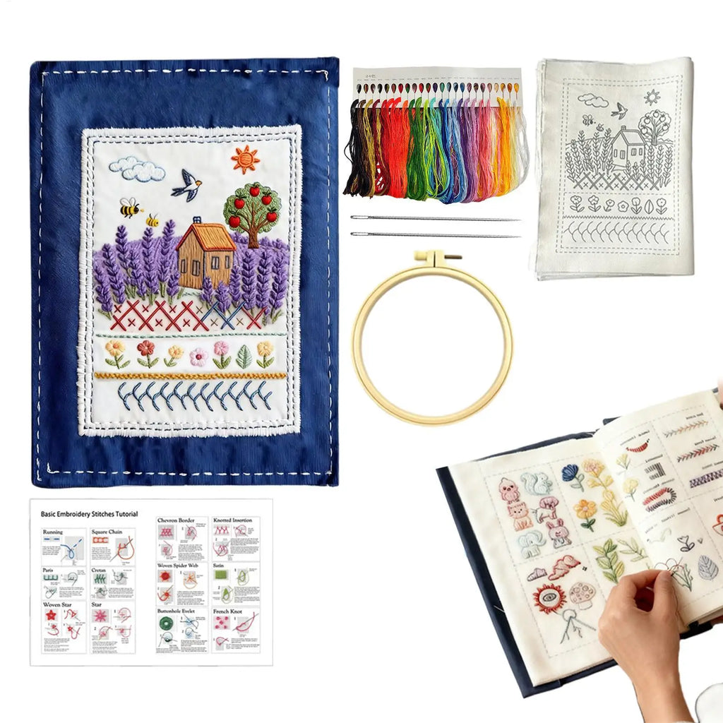 Embroidery Stitches Book for Beginners – 90+ DIY Techniques