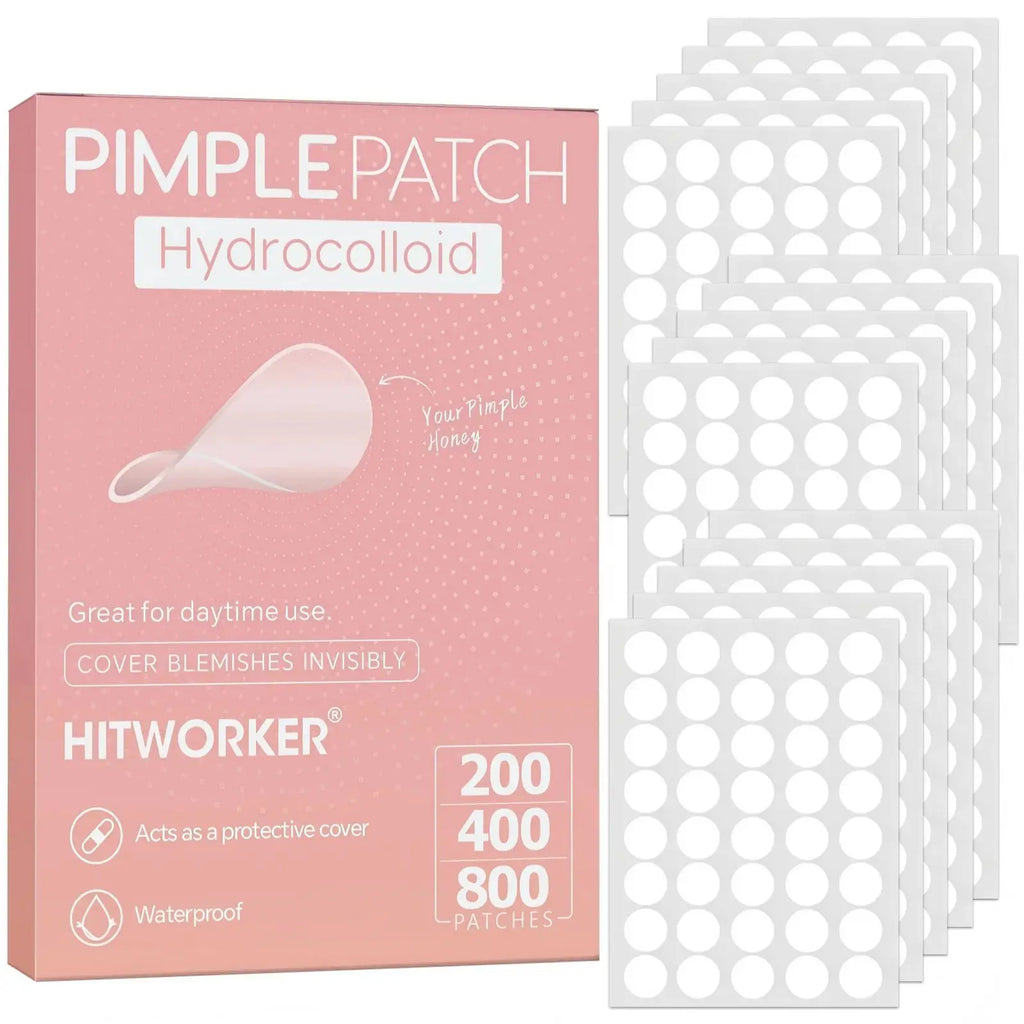800/400/200pcs Colloidal Acne Patch - Alcohol free, odorless, effectively covers acne patches, suitable for all skin types Oasis Select