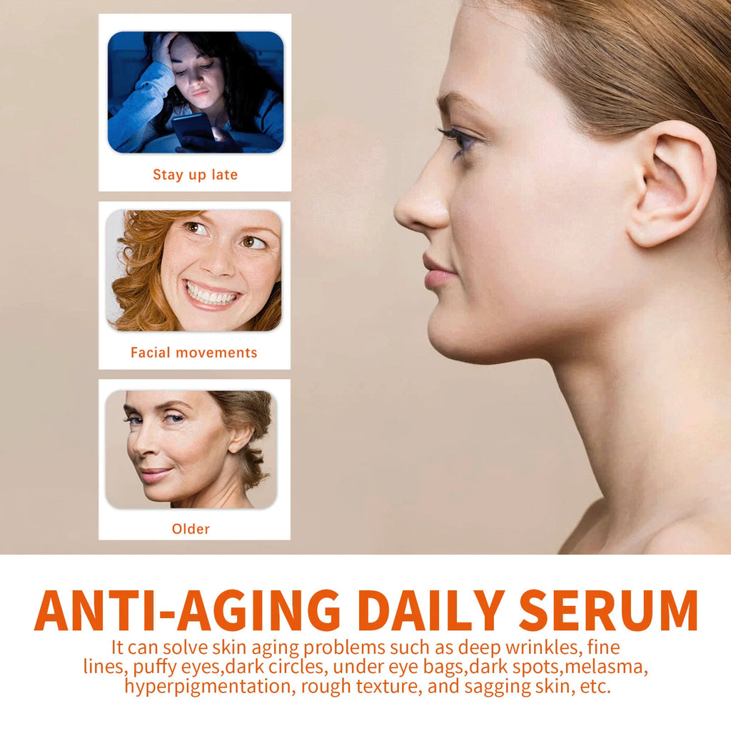 Jaysuing Collagen Serum Lift Firm Skin Boost Skin Elasticity Reduce Fine Lines Brighten Smooth Daily Use Face Skin Care Essence Oasis Select