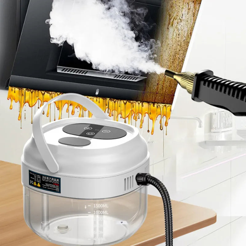 1.5L Handheld Steam Cleaner Touch Screen 1800W | CE Certified