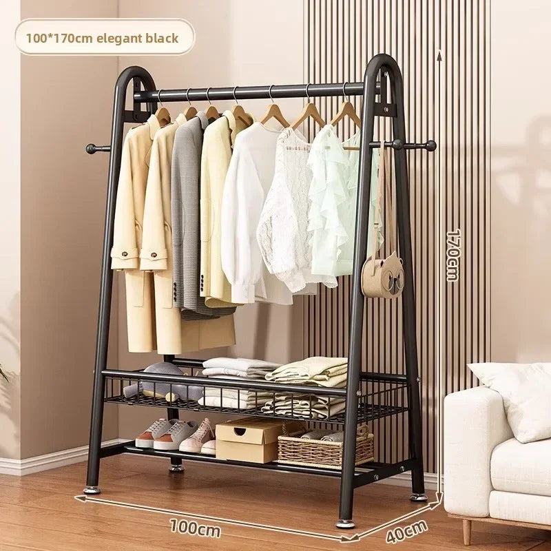 Simple Coat Rack Floor-to-ceiling Indoor Drying Storage Household