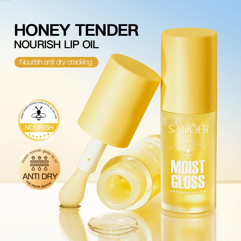 SADOER Fruit Crystal Jelly Lip Oil – Plumping Lip Serum Gloss Lip Oil Gloss Oasis Select
