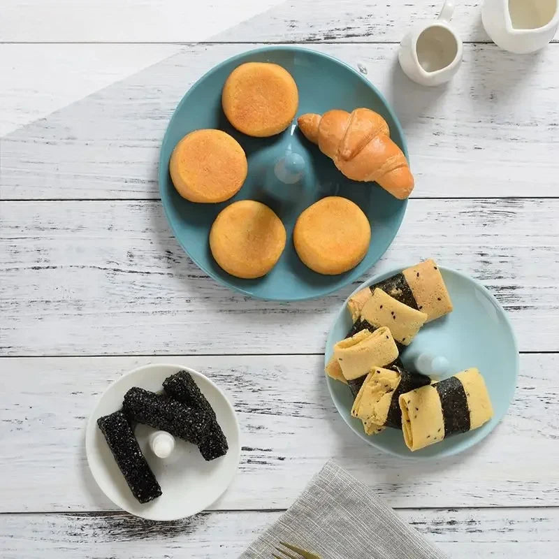 Creative 3-layer Fruit Plate Living Room Cake Rack Household Afternoon Tea Snack Plate Wedding Birthday Oasis Select