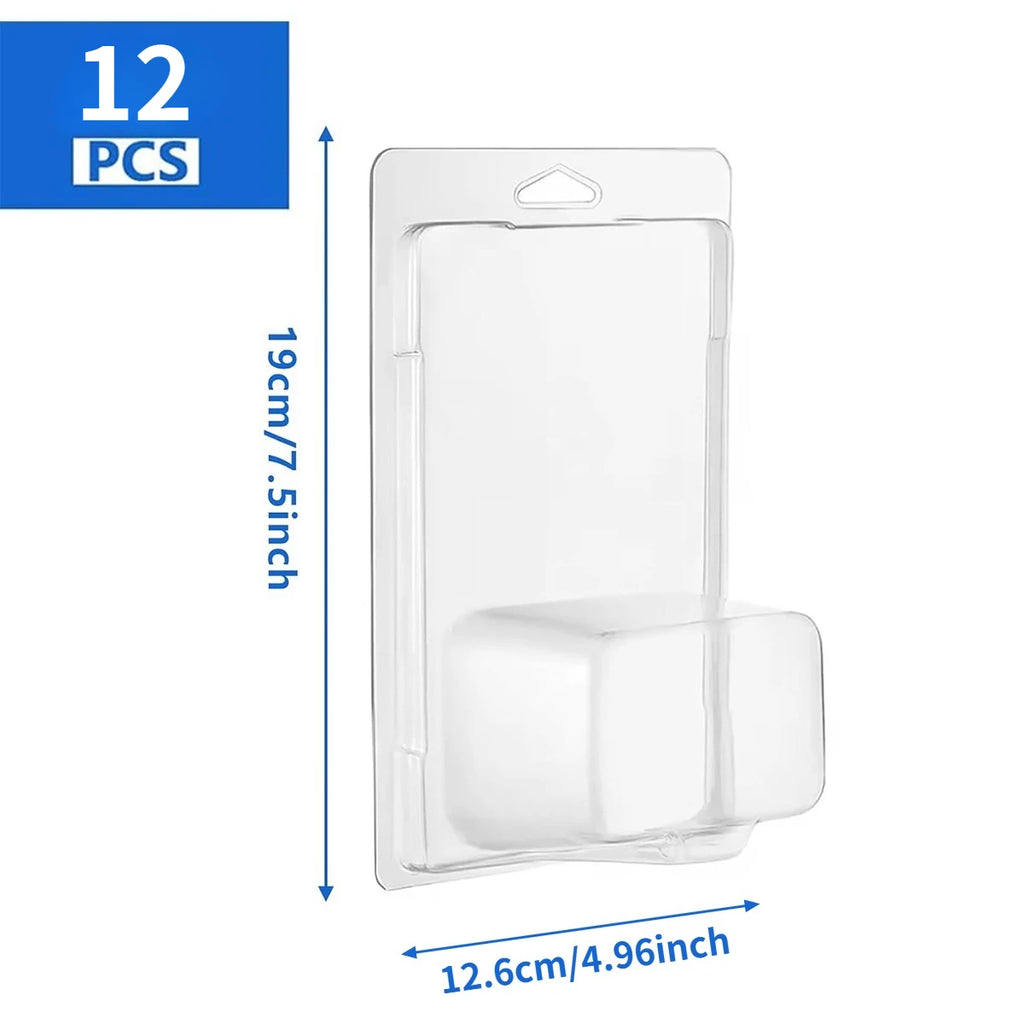 6/12/24 PCS Mini Car Display Case – Crystal Clear Clamshell Protector for 1:64 Scale Cars | Dust-Proof & Scratch-Resistant Oasis Select 12PCS