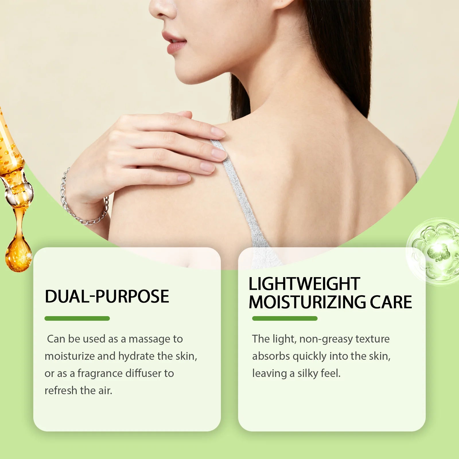 Tocopherol Skin Soothing Essential Oil Improve Drying Massage Muscles Aromatherapy Deep Moisturizing Multi Functional Serum Oil Oasis Select