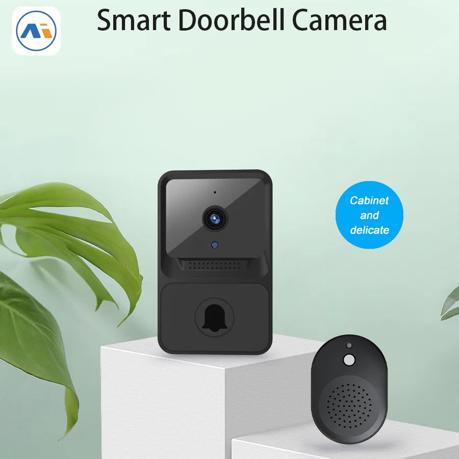 Wireless Doorbell WiFi Outdoor HD Camera Security Door Bell Night Vision Video Intercom Voice Change For Home Monitor Door Phone Oasis Select