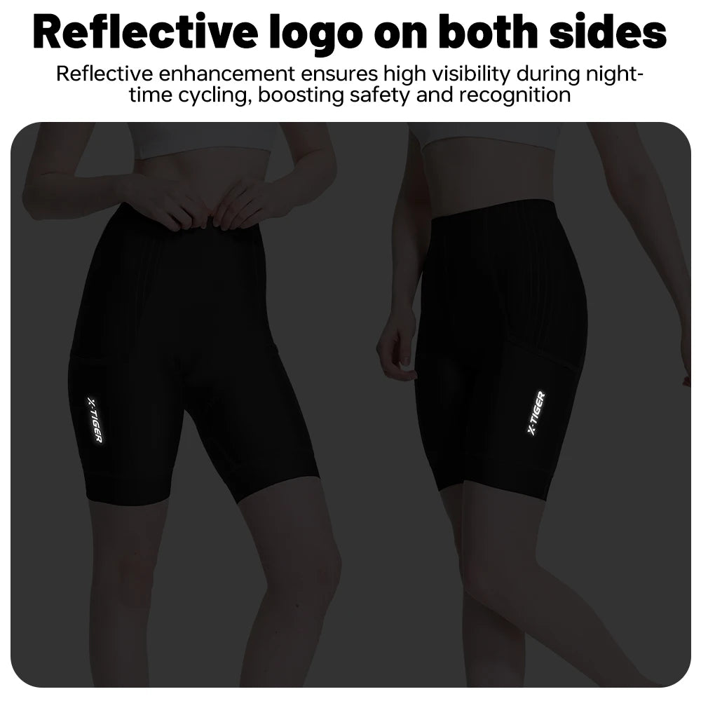 X-TIGER Women's Cycling Shorts 7 Hour Padded Mountain Road Bike Shorts Summer Breathable Bicycle Riding Shorts Oasis Select