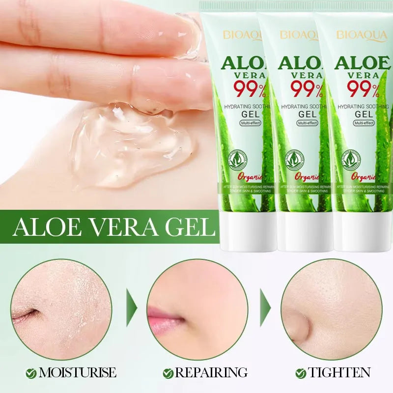 SADOER Aloe Vera Gel – Hydrating Moisturizer for Face & Body Aloe Vera Gel Oasis Select