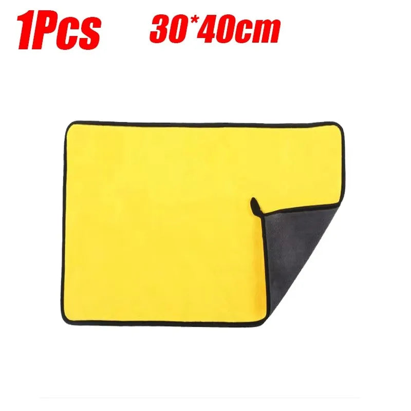 1/2/5Pcs Car Cleaning Cloth Professional Cleaning Car Wiping Microfiber Towel Car Wash Towel Accessories Oasis Select 1pc 30x40