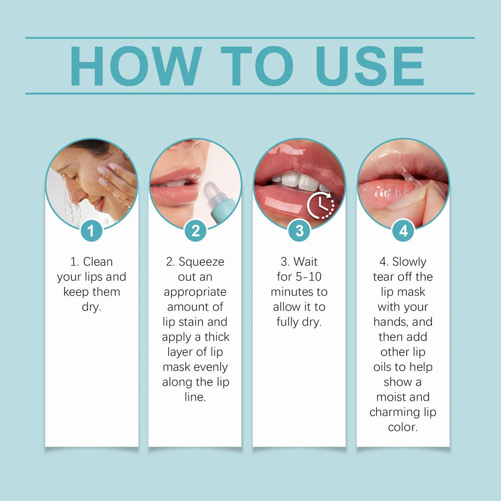 Hydrating Lip Mask Gentle Exfoliating Daily Lip Treatment Deep Moisturize Repair Chapping Lips Relief Dryness Peel Off Lip Mask Oasis Select