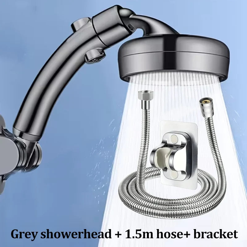 2-in-1 High Pressure Handheld Rainfall Shower Head | Water Saving