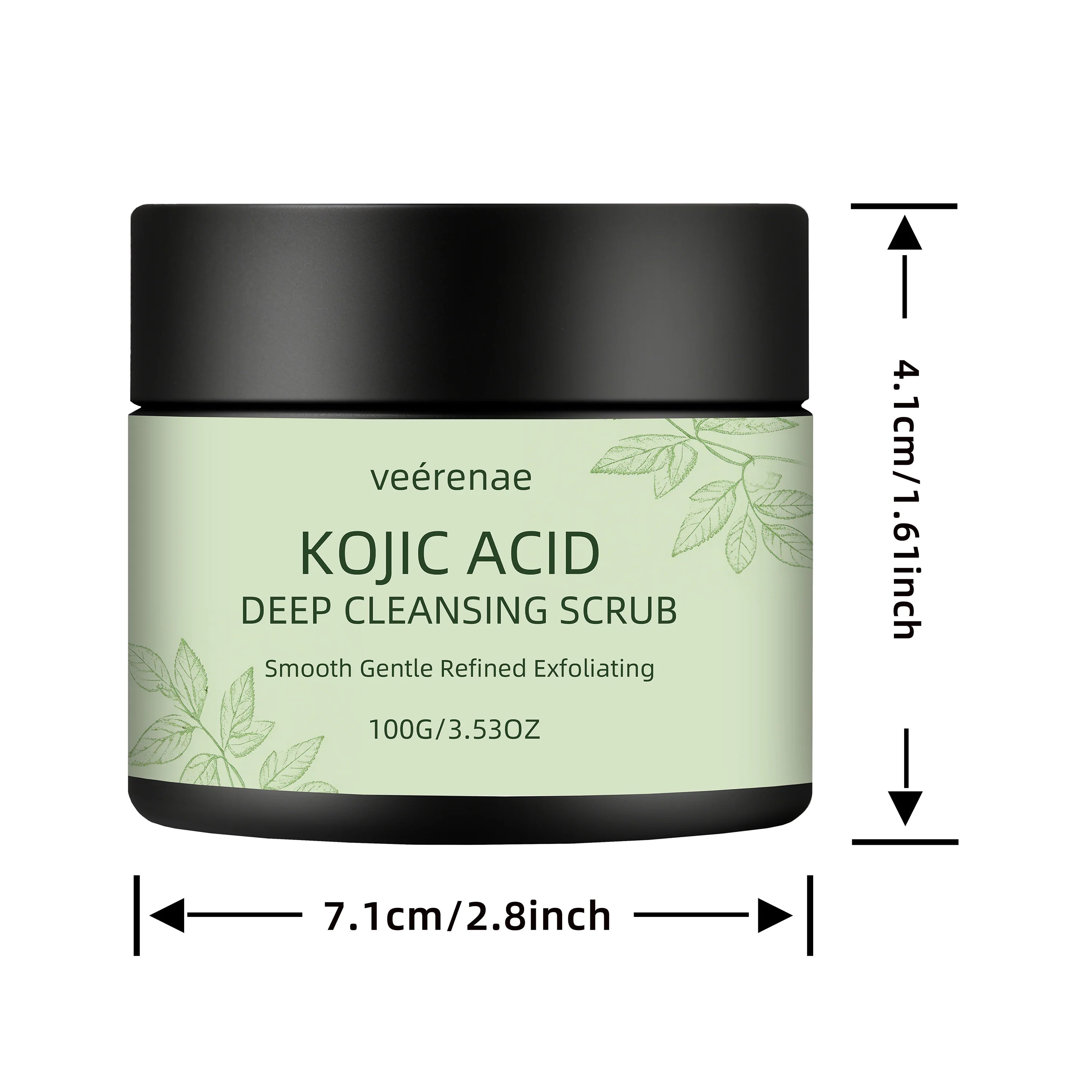 Veerenae Kojic Acid Cleansing Scrub – Face & Body Exfoliator