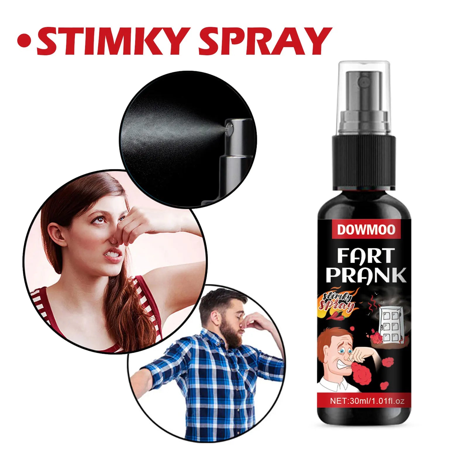 Extreme Stinky Prank Spray Fart Smell Gag Gift For April Fools Day Jokes Party Tricks Portable Funny Novelty Realistic Odor Oasis Select