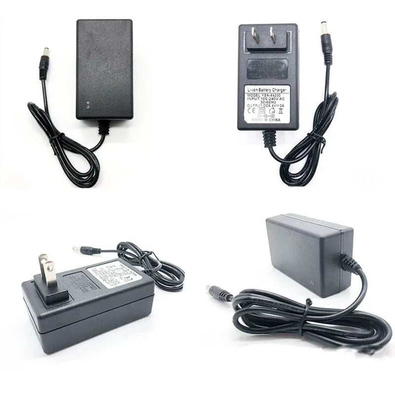 12.6V 2A 21V 1A 18650 Lithium Battery Charger For 12V 18V Screwdriver Wrench Li-ion Battery Pack DC 5.5mm * 2.1mm 2.5mm Input Oasis Select