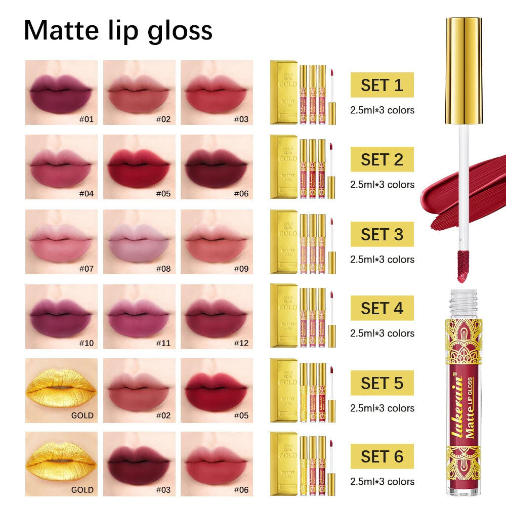 Golden Bar Luxury Lipstick Timeless Velvety Smooth Finish Intense Color Stay Smudge-Proof & Waterproof Valentines Day Gift for H Oasis Select