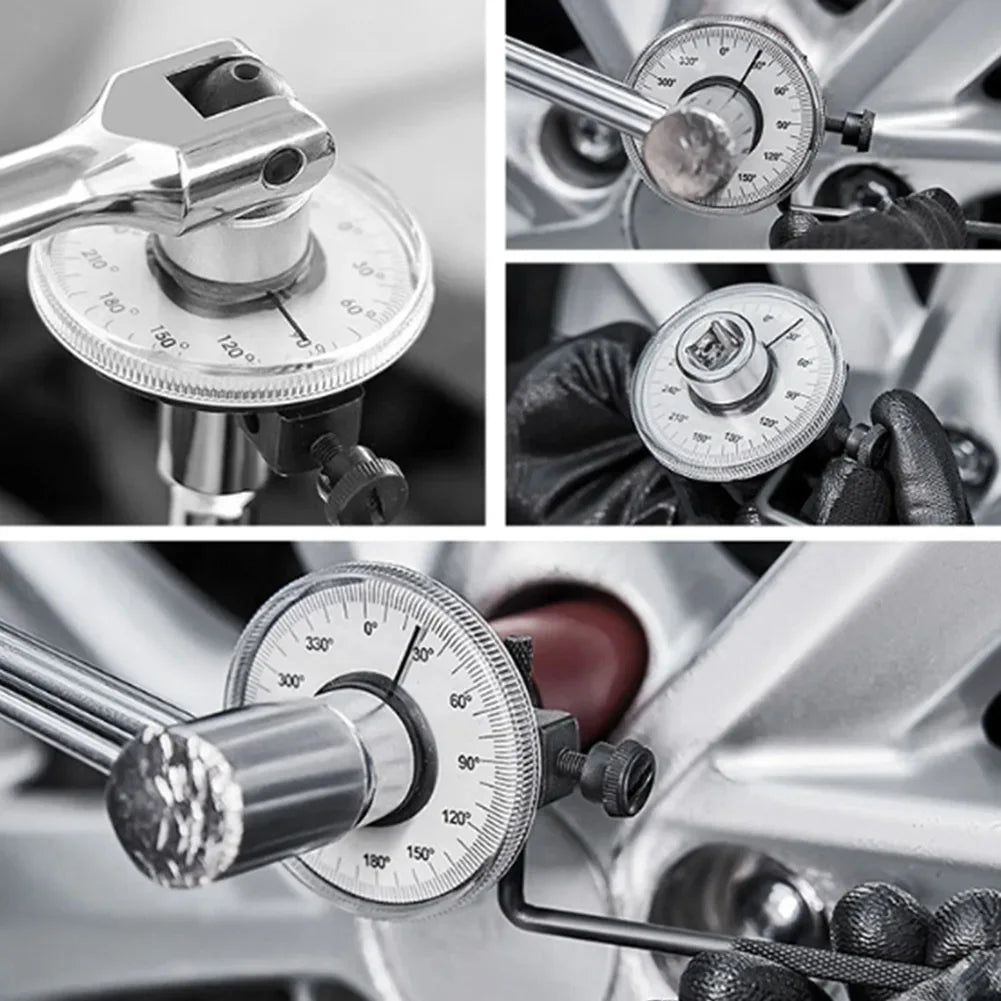 Torque Wrench Torquemeter Dial Automotive Tools Hand Tool Auto Service Equipment Garage Tools Calibrated In Degrees Oasis Select