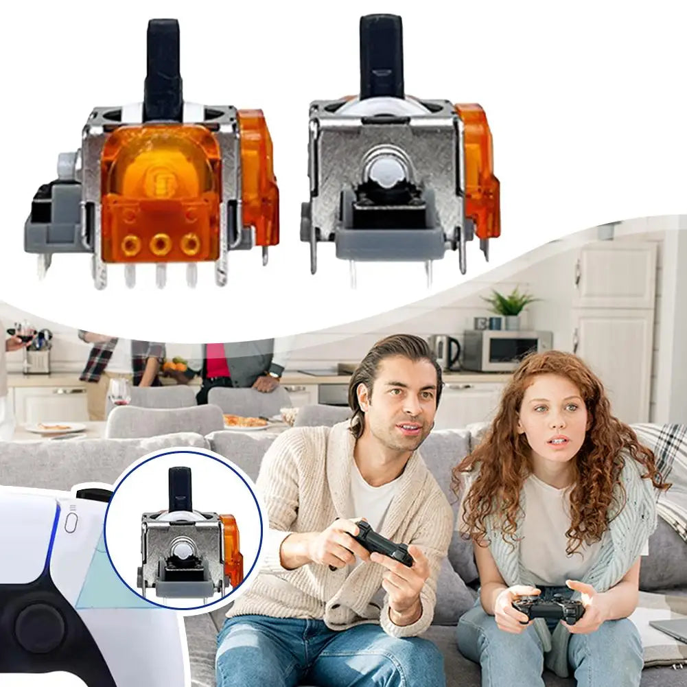 Hall Effect 3D Analog Thumbstick – PS5, PS4 & Switch Pro