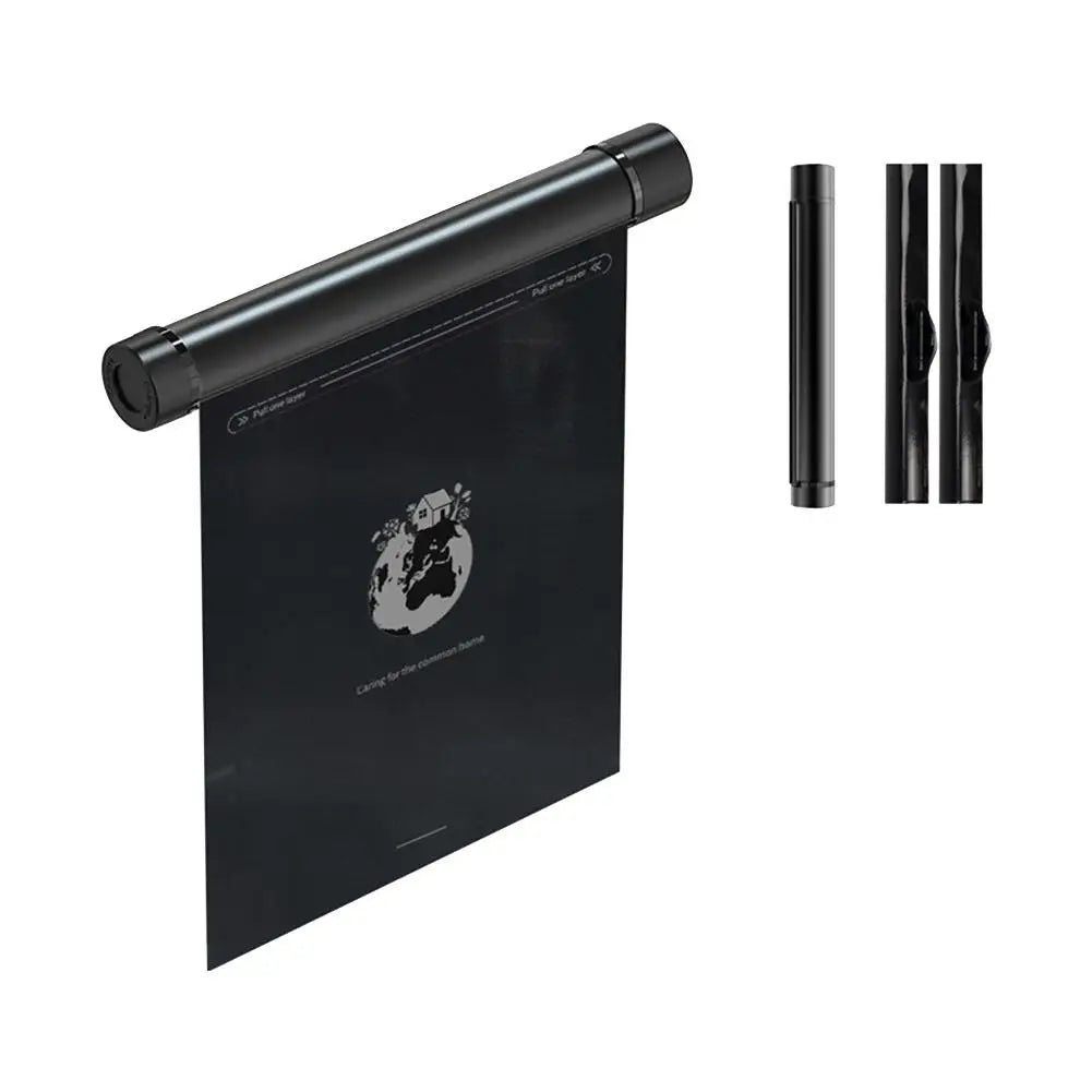 Car Hanging Trash Can – Leak-Proof Roller Garbage Bag Organizer