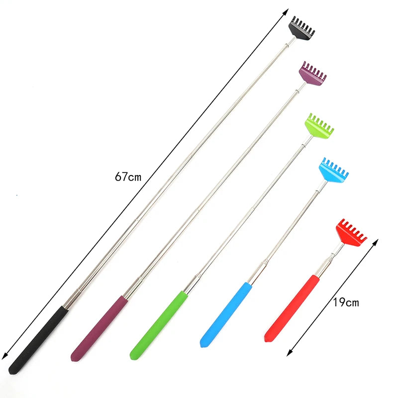 Extendable Portable Telescoping Metal Back Scratchers Hand Massager With Handles For Thanksgiving Birthday Christmas Gifts Oasis Select