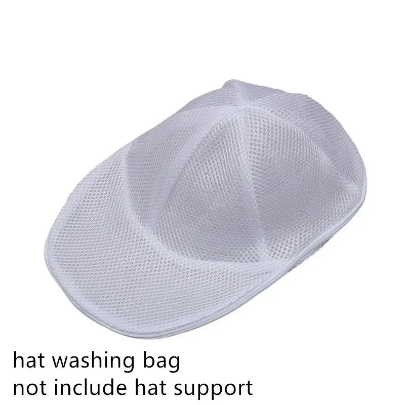 Hat washing bag, washing machine hat protection bag, hat cleaning laundry bag, anti-deformation mesh organizing bag with zipper. Oasis Select without hat support M