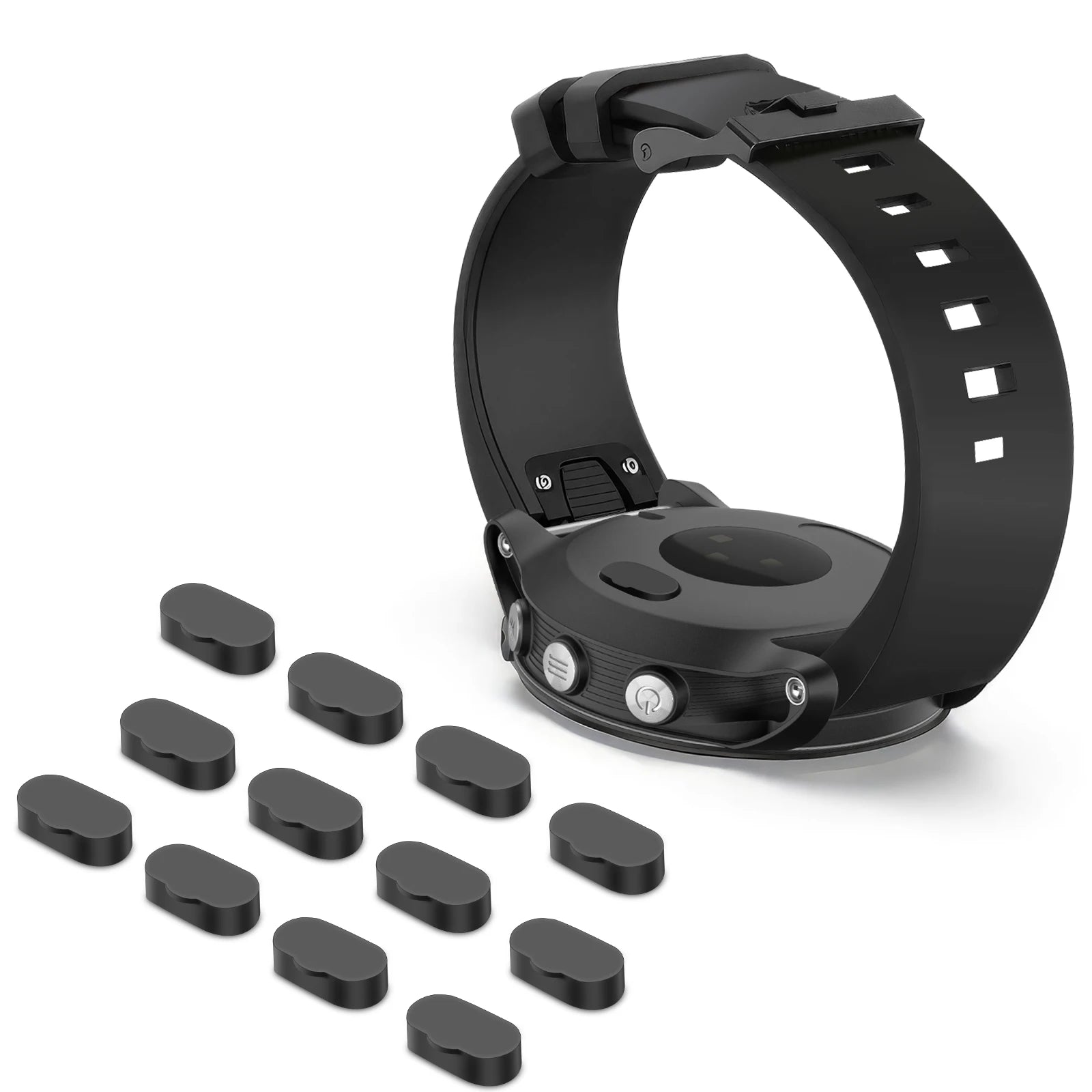 Silicone Dust Plug for Garmin Fenix Venu Forerunner – 1/6/10 Pack Watch Port Protector Oasis Select