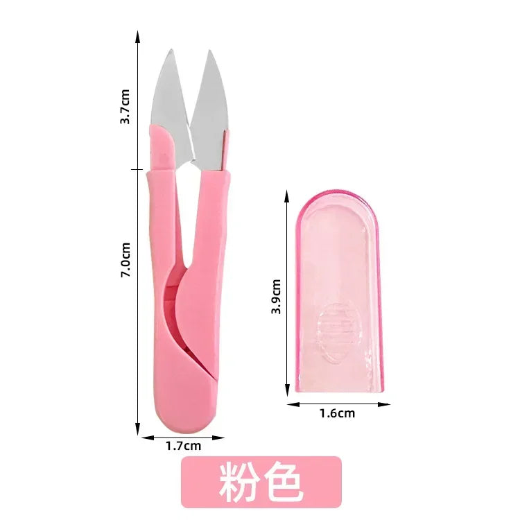 U-Shape Embroidery Scissors – Thread Cutter for Cross-Stitch Embroidery Scissors Oasis Select Pink