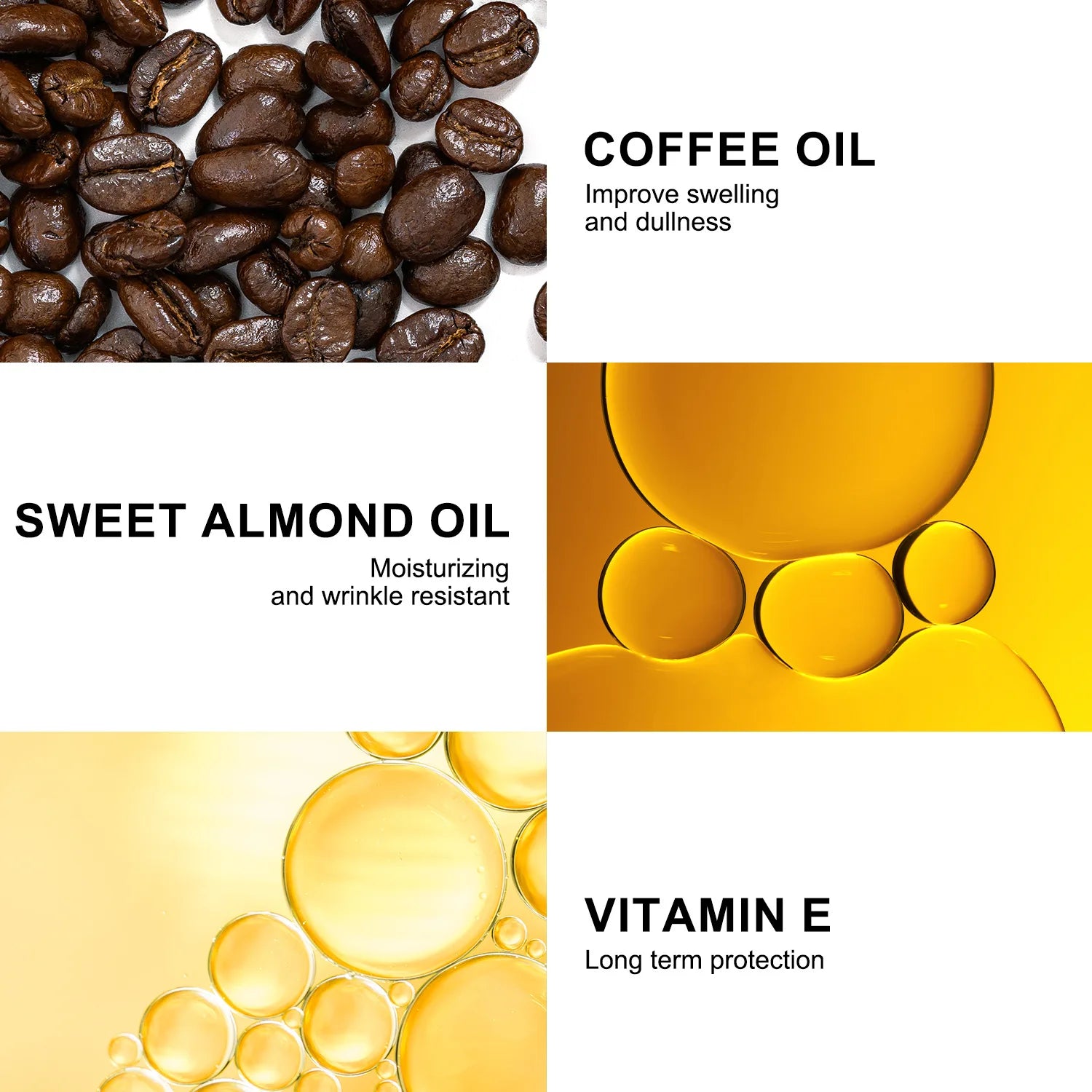 Lanemay Coffee Oil & Sweet Almond Eye Cream 15g | Vitamin E