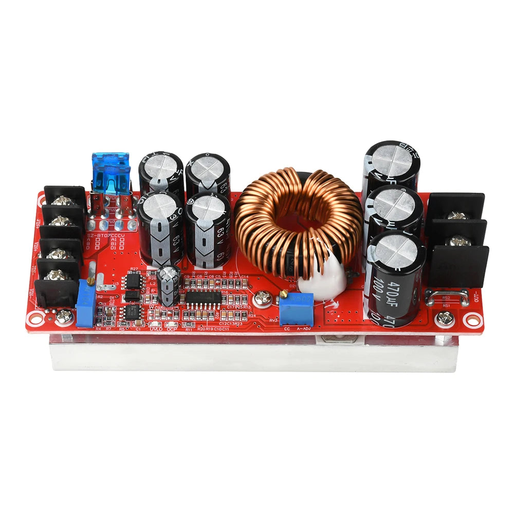 1200W 20A DC-DC Boost Converter Step Up Power Supply Module 8-60V To 12-80V Adjustable Voltage Charger Oasis Select