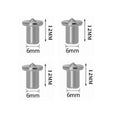 Dowel Drill Woodworking Tools Dowel Centre Point Pin Set 4pcs 6mm 8mm 10mm 12mm Dowel Tenon Center Set Transfer Plugs Wood Drill Oasis Select 4Pcs-6mm
