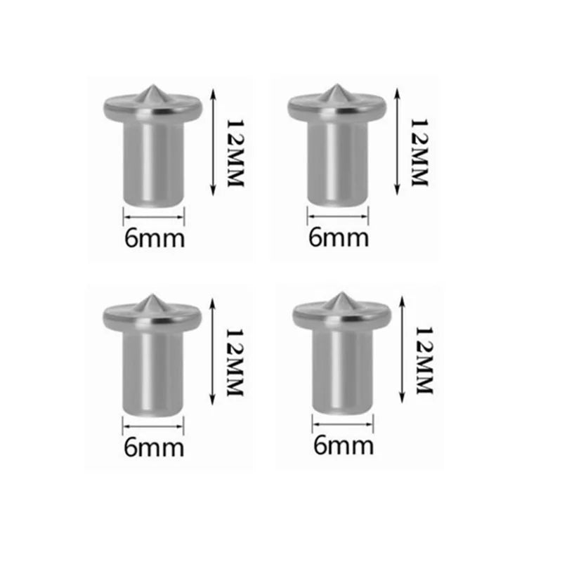 Dowel Drill Woodworking Tools Dowel Centre Point Pin Set 4pcs 6mm 8mm 10mm 12mm Dowel Tenon Center Set Transfer Plugs Wood Drill Oasis Select 4Pcs-6mm