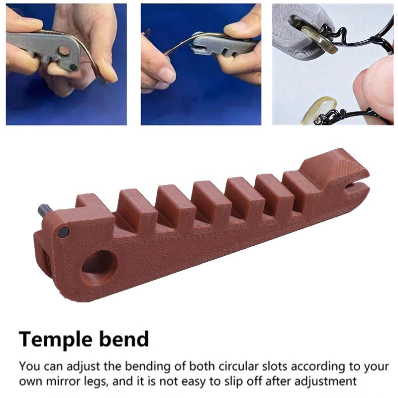 Eyeglass Frame Bending Tool – Temple Arm Adjuster & Straightener
