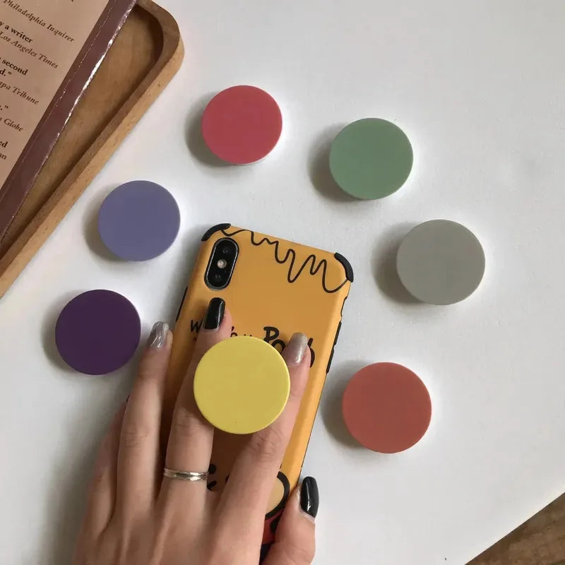 5/10/15pcs Round Finger Grip Tok Cellphone Holder Foldable Expanding Phone Stand Mobile Accessories For Iphone Finger Bracket Oasis Select