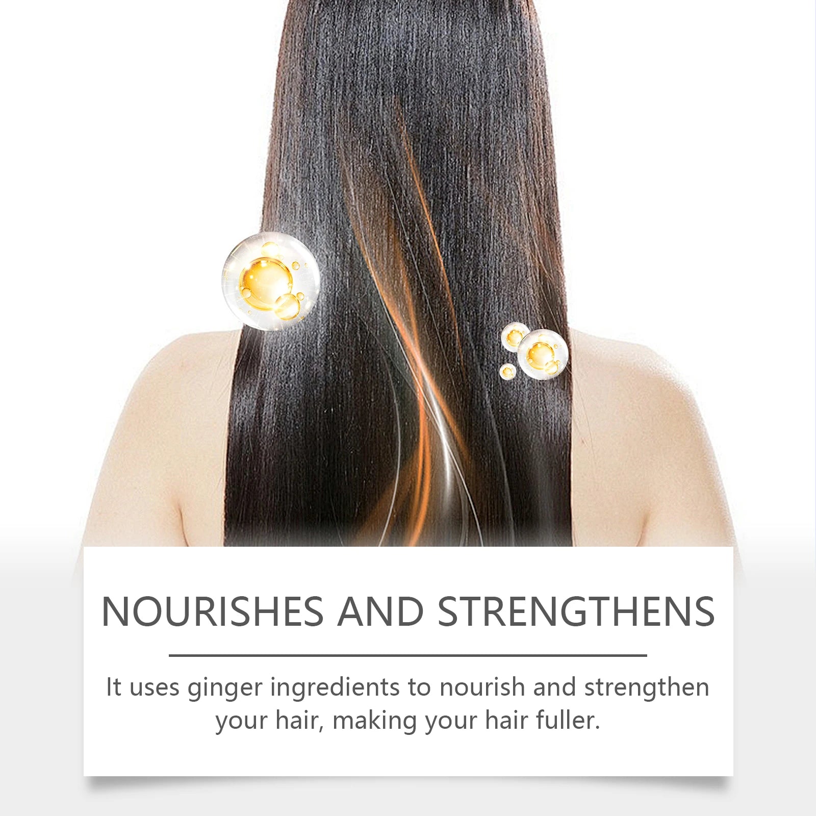 Ginger Oil For Hair Growth Serum Repair Damaged Hair Improve Hair Thinning Frizziness Reduce Split End Hair Loss Treatment Spray Oasis Select