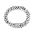 Rhinestone Dog Jewelry Necklace | Jeweled Pet Chain Collar Pet Jewelry Collar Oasis Select silver-50cm