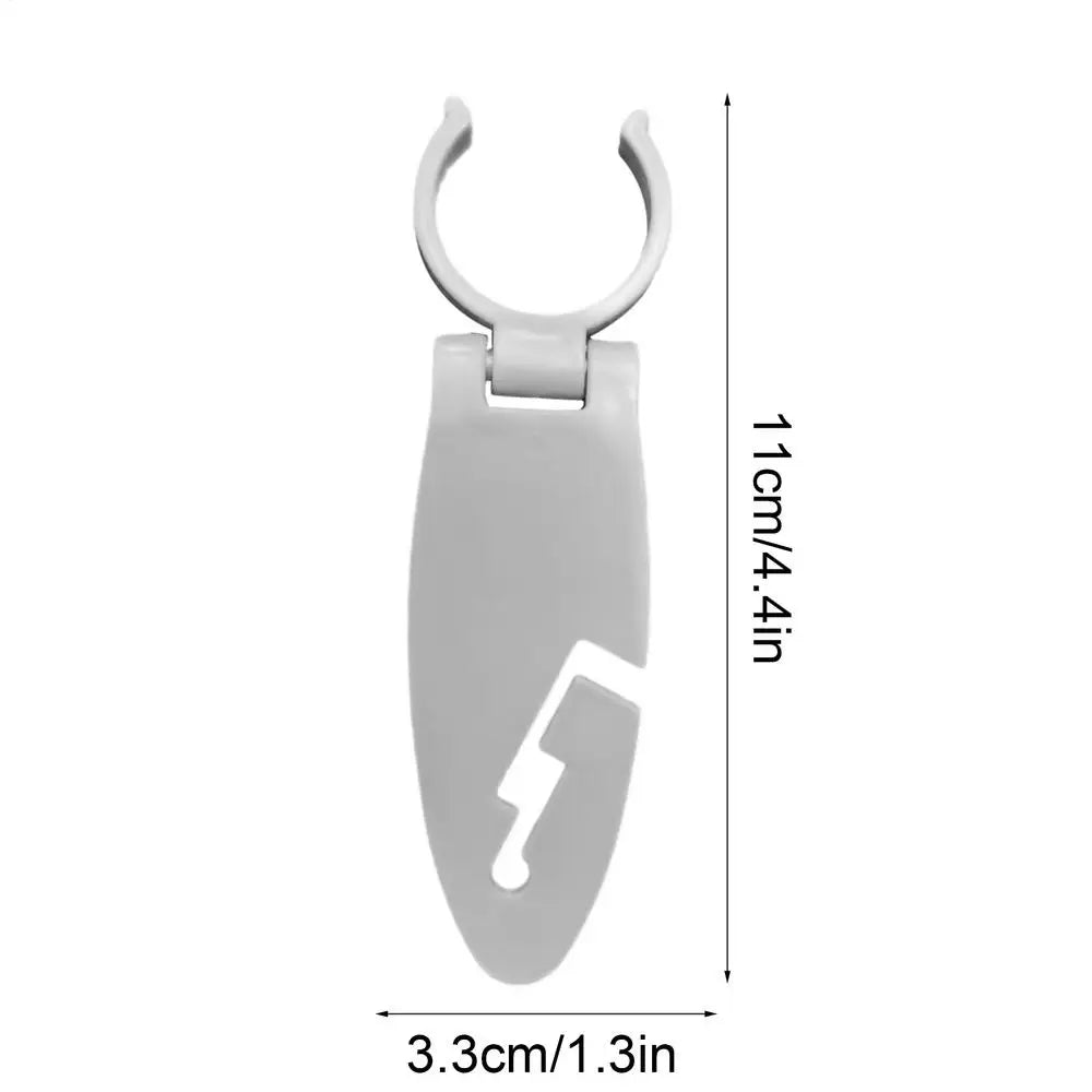 Fasten Clamp for Paddle Board Expandable Paddle Board Clamp for Men Water Sport Accessories 2 Pcs Easy To Install Fasten Clips Oasis Select White