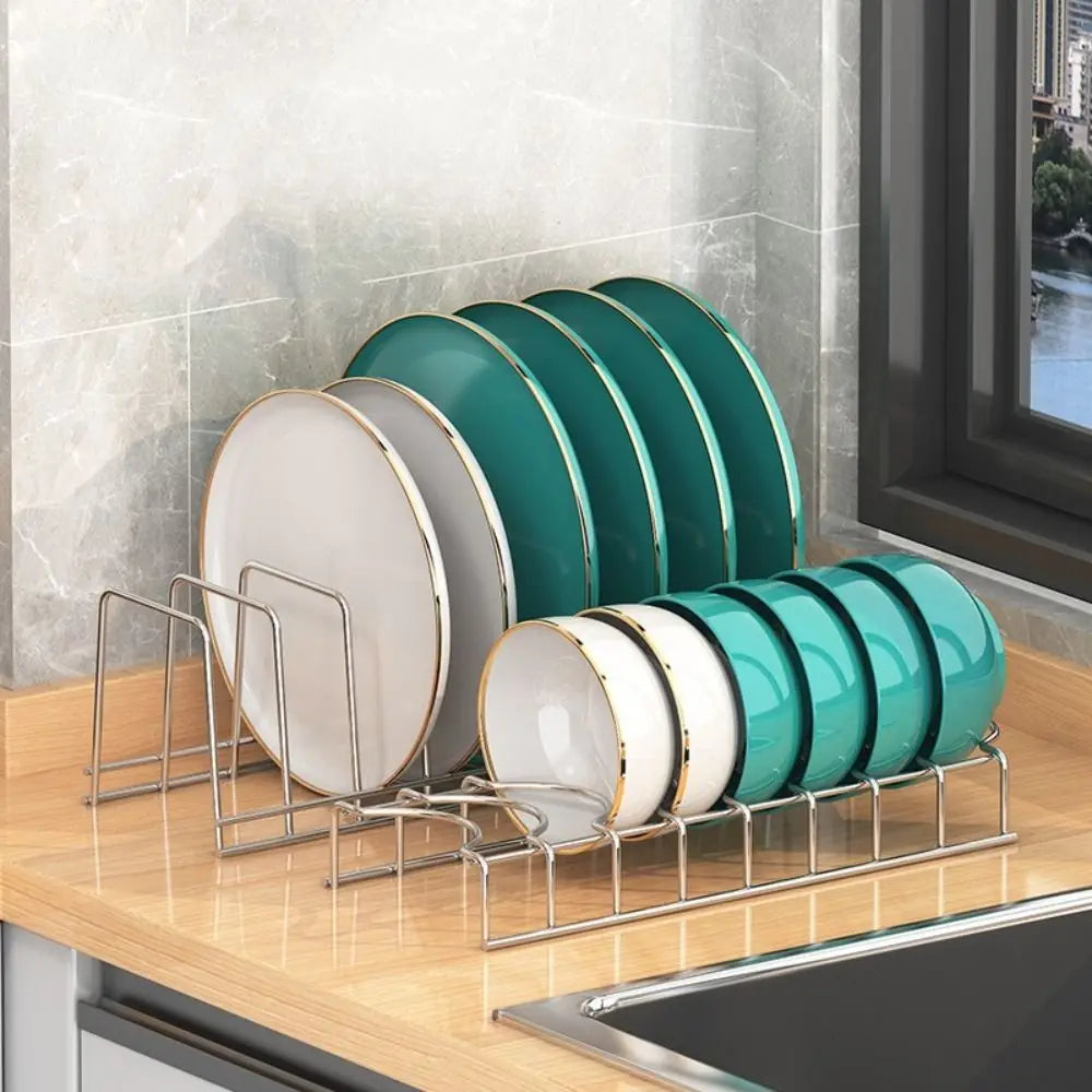 Multipurpose Dish Drying Rack Stainless Steel Rust-Proof Bowl Draining Rack Space Saving Kitchen Organizer Dish Drying Holder Oasis Select