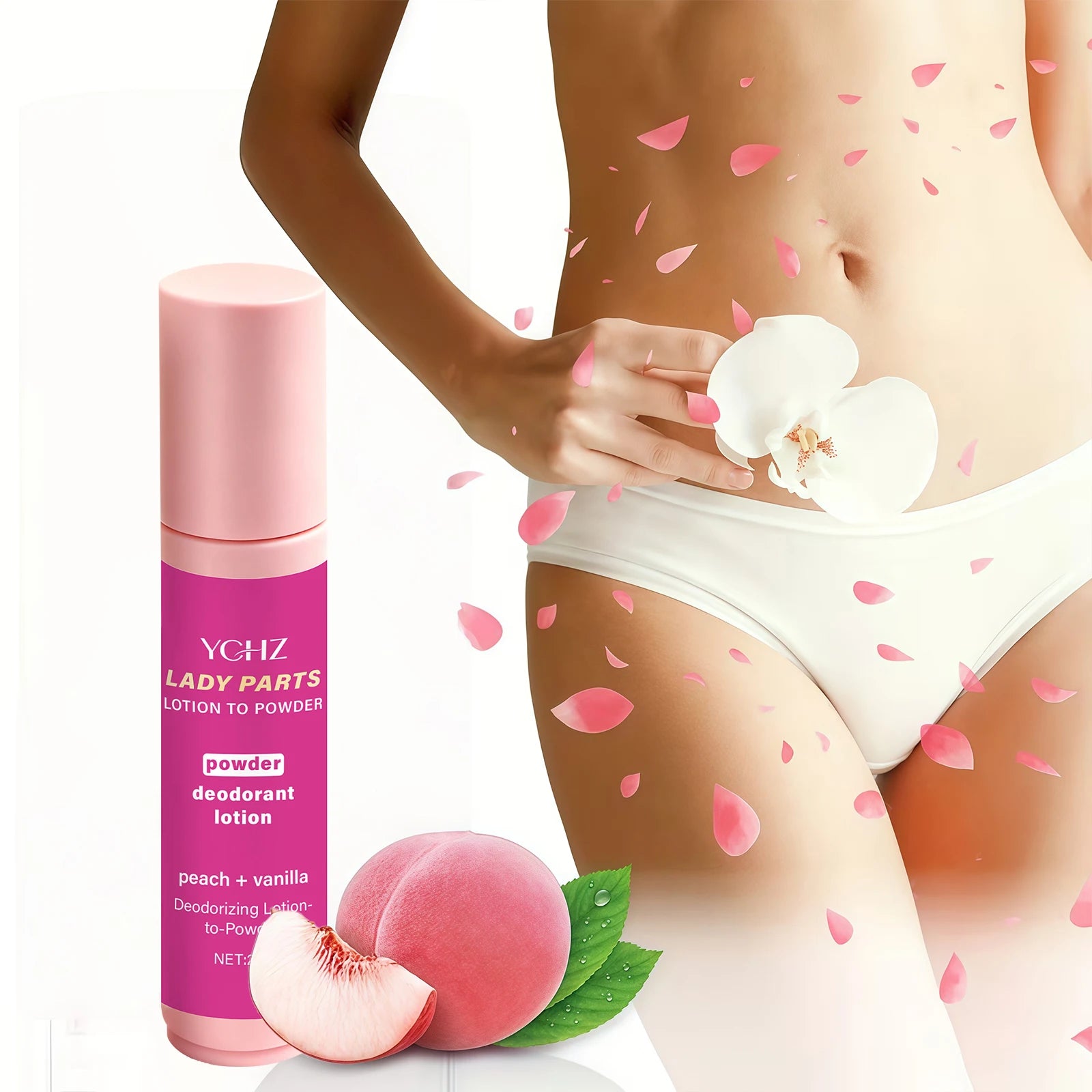 Women's Peach Vanilla Moisturizing Deodorant Stick | 72Hr