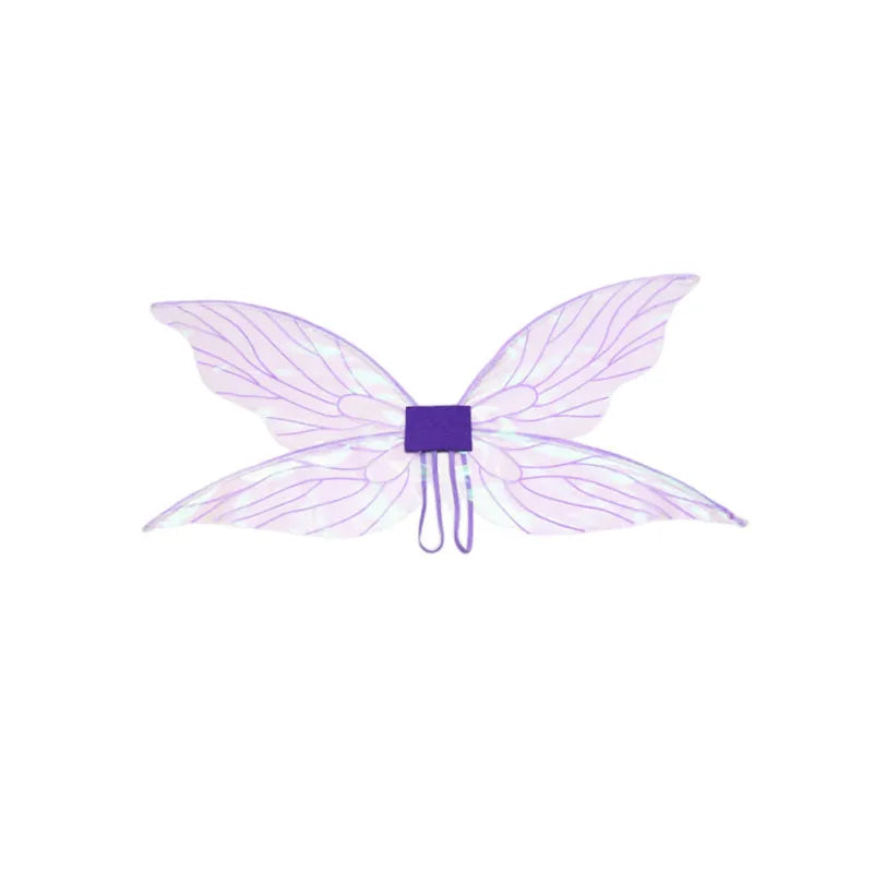 Festival Performances Butterfly and Cicada Wing Decorations Children's Activities Makeup Shows Dance Party Programs Props Oasis Select purple Width 76CM 35CM
